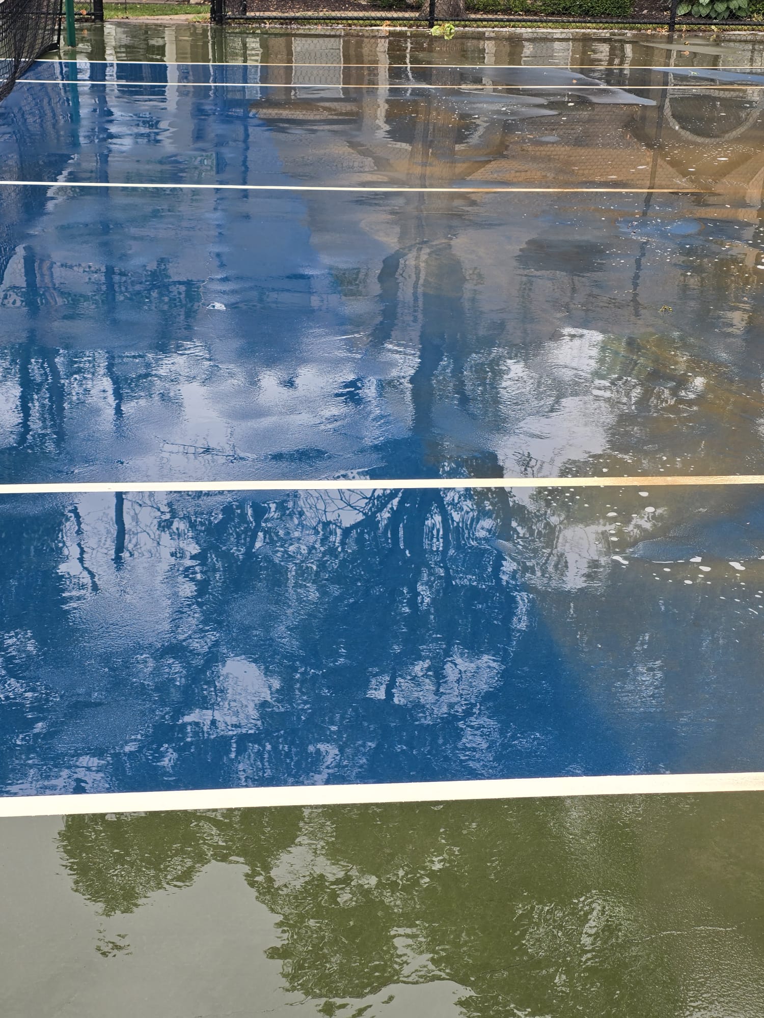 Tennis Court Pressure Washing in Overland Park 